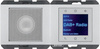 Aluminium \ Radio Touch DAB + Bluetooth mit Lautsprechern