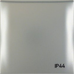 Rahmen mit Klappdeckel und Aufdruck "IP44", Integro Flow, chrom m., lackiert 918282568 HAGER