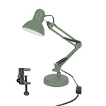 Schreibtischlampe Salbei PIXI Sage E27 Set Basis und Clip EDO777724 EDO Solutions