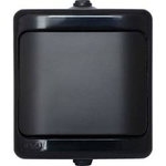 Einzelschalter hermetisch BRYZA IP54 schwarz Kos