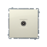 RTV-Endantennendose (Modul) getrennt beige matt Kontakt Simon BMAK3.01/12