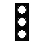 Dreifachrahmen Schwarz, Serie iZi, vertikal, Viplast