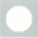 Rahmen 1fach R.3 Glas, polarweiß 10112209 HAGER
