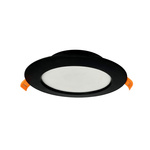 LED Einbau-Downlight ALEXIS 9W 780lm IP20 CCT rund schwarz | HOROZ