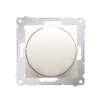 Drehpotenziometer 1- 10 V Regulierknopf mit Softrastung cremeweiß matt DS9V.01/41