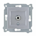 SAT-Dose mit Filter, F-Typ-Anschluss Silber 262/10E EXEN