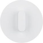 Abdeckplatte mit Knebel R.Classic polarweiß, glänzend 1001208900 HAGER