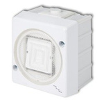 Treppenhaus-Schalter weiß IP44, 10AX 250V~ (Serie/Kategorie: SENIOR) WHS-3