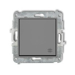 Kreuzschaltmechanismus grau matt IP20, IP44, 10AX 250V~ (Serie/Kategorie: MINI) 27MWP-6