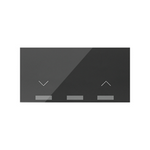 Rolloschaltertaste schwarz Simon 100