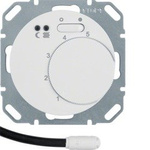 Fußbodentemp.-Regler m. Schließer, Z.-Stk., Wippsch., R.1/R.3 polarweiß,glänzend 20342089 HAGER