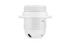 E27 Thermoplastische Fassung mit Flansch weiß D.3006B Pawbol