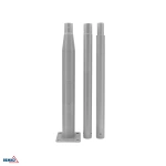 Klappbarer Lichtmast 3m 160x160mm fi60mm grau Bemko