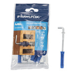 Universalstift 4ALL 8x40 mm mit Winkelhaken Plastiktüte 8 Stück.