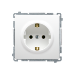 Schuko Steckdose  16A weiß Kontakt Simon BMGSz1.01/11