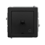 NO-Schaltmechanismus Klingel im amerikanischen Stil schwarz matt 12DWPUS-4