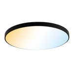 Deckenleuchte HAZEL 24W 1680lm 3CCT IP20 rund schwarz | HOROZ