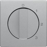 Zentralstück mit Drehknopf für 3-Stufenschalter Q.1/Q.3 alu samt, lackiert 1096608400 HAGER