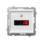 Lautsprecher Steckdose 1-fach weiss Ospel Sonata GG-1R/m/00