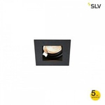 INDI REC GU10 quadratische Innen-Wandeinbauleuchte schwarz Spotline