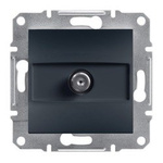 Enddose SAT ohne Rahmen, anthrazit Schneider Asfora EPH3700171/SCH