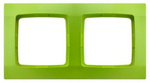 Rahmen 2-fach Limette Ospel Karo R-2S/53