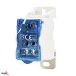 8 Anschlussklemmen (IN 1x10-35mm, 1x6-16mm OUT 6x2.5-16mm) Bemko