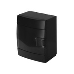 HOROZ Aufputz-Schaltanlage mit 4 Modulen in schwarzem Rauch