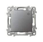 Schalter "Licht" SZAFIR Grau Ospel