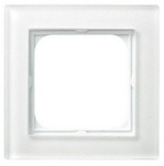 Rahmen 1-fach weisses Glas Ospel Sonata R-1RG/31