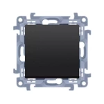 Wechselschalter ohne Piktogramm (Modul) 10AX 250V matt schwarz Simnon 10