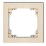 Einzelner Universalrahmen aus Kunststoff  beige IP20 (Serie/Kategorie: DECO) 1DR-1