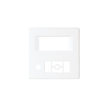 Abdeckung für Radio mit Display weiß Kontakt Simon 82 Detail 82058-30