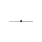 Wandleuchte Pin LED M 10W 4000K Strahl Aluminium schwarz IP44 Nowodvorski 8128
