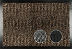 Textile Fußmatte Türmatte Eingangsmatte Schmutzfangmatte 60x80cm Bronze