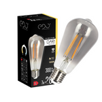 DARI LED Filament dekorative Glühbirne 7W, E27, 1800K, 300lm, 230V, SMOKE, ST64, EDO777623 EDO Solutions