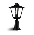 Gartenpfostenlampe KINNO E27 schwarz 39cm IP44 Philips