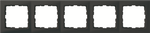 Rahmen 5fach S.1 anthrazit, matt Berker 5310158996