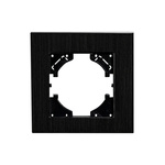 Einfachrahmen Aluminium Schwarz, Serie ViP ViPlast