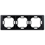 Rahmen 3-fach  graphit matt Kontakt Simon BMRC3/28