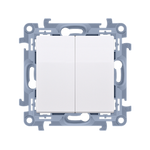 Doppeltaster (Modul) 10AX 250V weiß Simon 10
