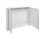 Feldverteiler AP universal IP44 SKII 144PLE 3x4 Reihen 650x800x161mm leer mit Tür Hager FWB43D