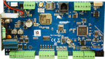 GSM/IP Bedienfeld, 17VAC/24VDC, Pufferspeisung 12V/1,5A, 4 Zonen, BIx8-40, BOx8-24, PCB