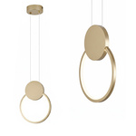 Pendelleuchte FOREVER LED 11W 660lm 4000K IP20 goldfarben | HOROZ