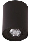 Basic Round GU10 Röhre Anbaulampe schwarz C0068 Maxlight