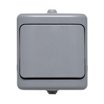 Einzelschalter hermetisch BRYZA IP54 grau Kos