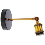 LOFT NAVIS E27 schwarz Messing Wandleuchte EDO777183 Edo Solutions