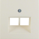 Zentralstück für UAE Steckdose 2fach S.1 weiß, glänzend Berker 5314098982