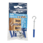 Universalstift 4ALL 6x30 mm mit Deckenhaken Kunststoffbeutel 10 Stk.