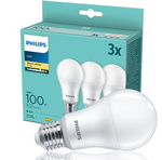 Satz von 3x LED-Glühbirne 100W A67 E27 WW FR ND 3PF/6 DISC